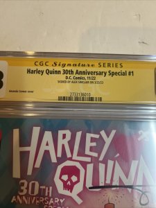 Harley Quinn 30th Anniversary (2022) # 1 (CGC 9.8 SS) Signed Alex Sinclair