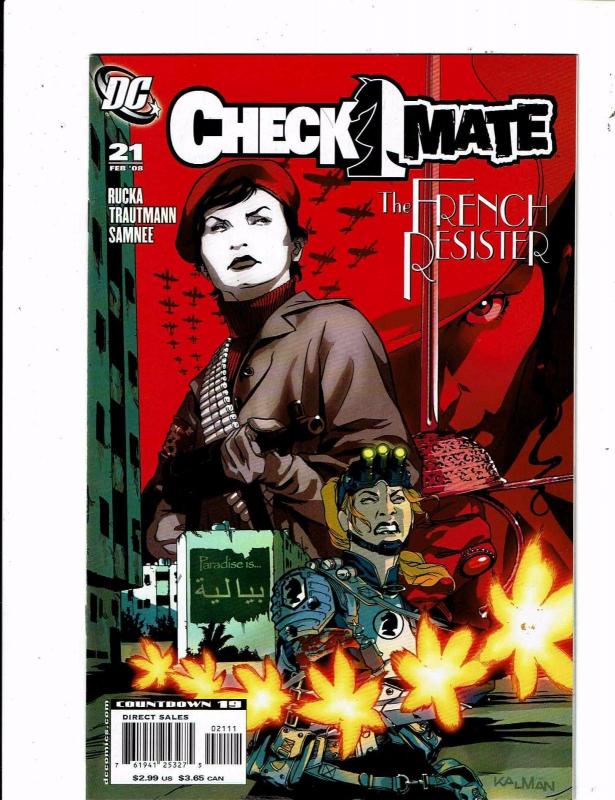 Lot Of 7 Checkmate DC Comic Books # 18 19 20 21 22 23 24 Batman Superman J212