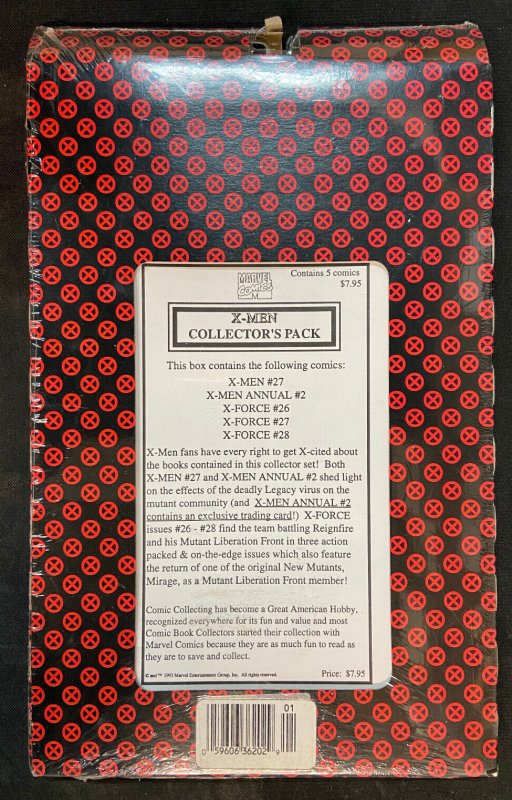 X-MEN #27, ANNUAL #2, X-FORCE #26-28 SEALED COLLECTOR PACK VF/NM