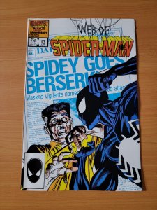 Web of Spider-Man #13 Direct Market Edition ~ NEAR MINT NM ~ 1986 Marvel Comics