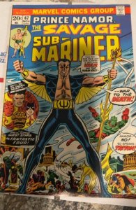 Sub-Mariner #67 (1973)fantastic four/Triton app