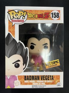 Funko Pop! Dragon Ball Z Badman Vegeta Hot Topic #158