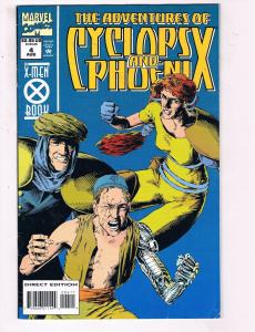 The Adventures Of Cyclops & Phoenix XMen Series # 1 2 3 4 Marvel Comic Books JH4