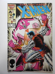 The Uncanny X-Men #209 (1986) VG+ Condition! Moisture stain