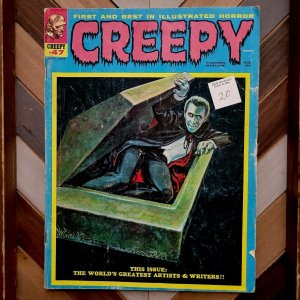 CREEPY #47 VG (Warren 1972) 1st Series | Bill DuBay, Esteban Maroto | Cobb Cover