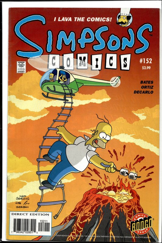 Simpsons Comics #152 (2009) Homer Simpson