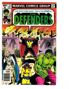 7 The Defenders Marvel Comic Books #71 72 74 75 76 77 78 Hulk Namor Hellcat BH34