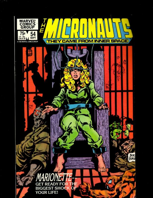 10 The Micronauts Marvel Comic Books #34 35 37 49, #38 54 55 56 57 58 JF25