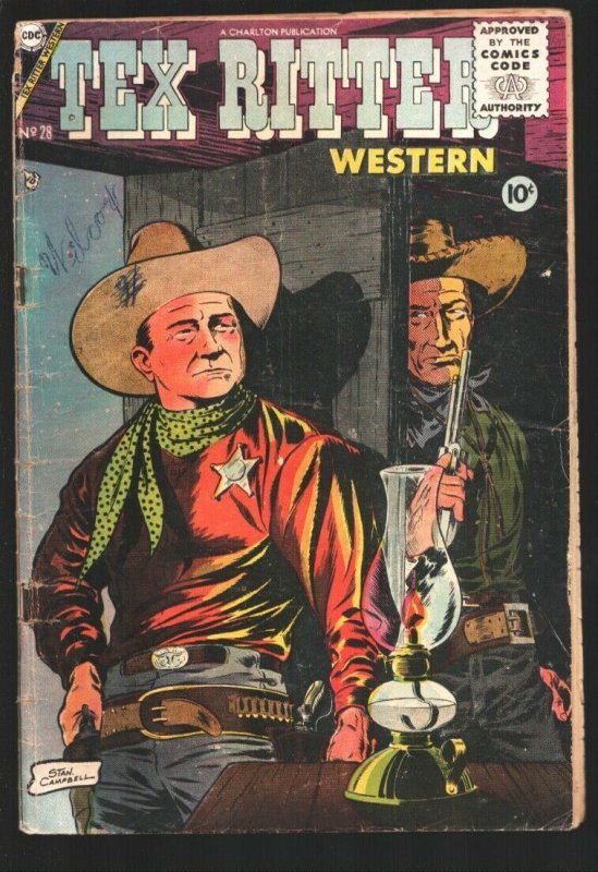 Tex Ritter #38 1962-Charlton-Fury the Wonder Dog-Wyatt Earp story-B-Western f...