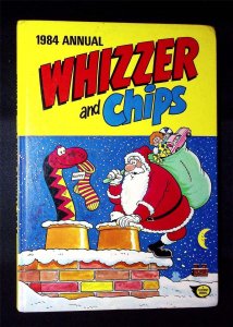 Whizzer and Chips Annual 1984 Hardback Book Fleetway Santa Claus Christmas Cover