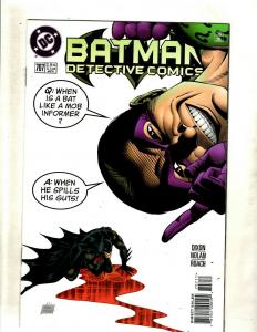 10 Detective Comic Books DC #704 705 706 707 708 709 710 711 712 713 Batman JF23