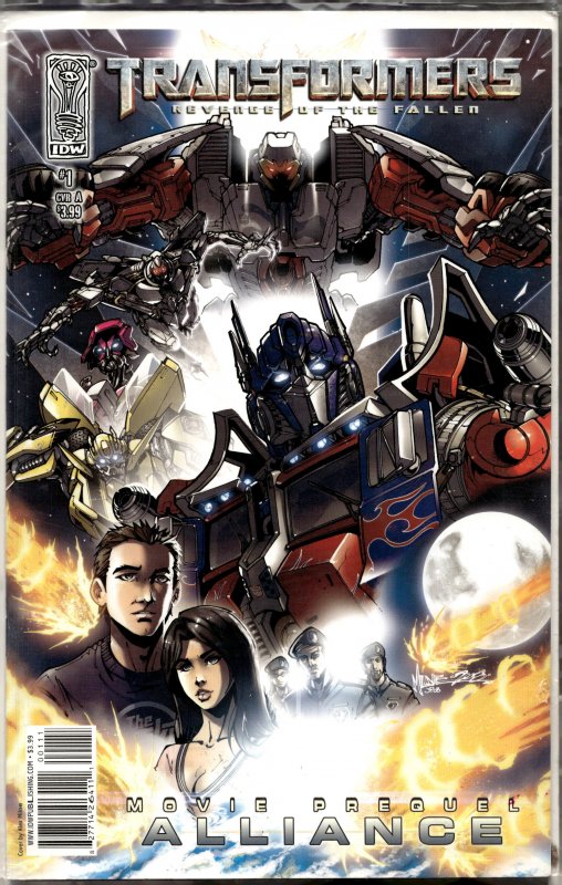 Transformers: Revenge of the Fallen Movie Prequel: Alliance #1 Cover A (2008)
