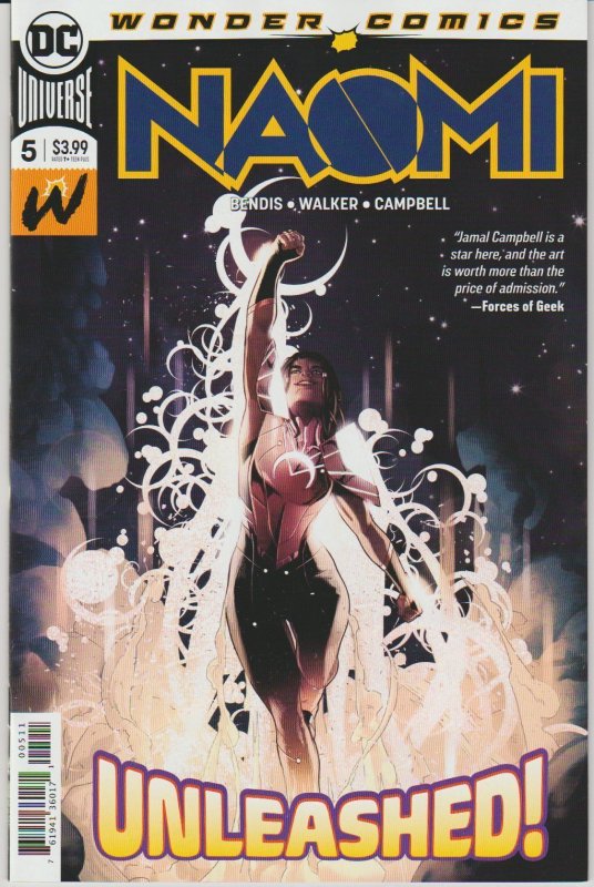 Naomi # 5 of 6 Cover A NM DC 2019 1st Printing Wonder Comics [H5]