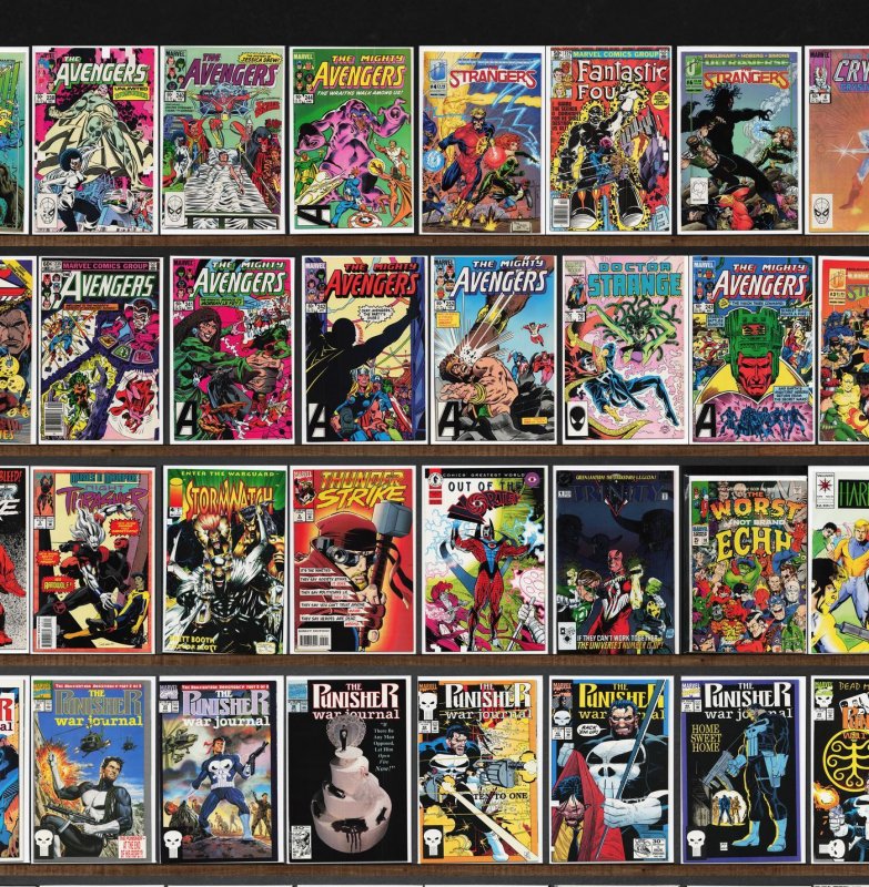 Huge Lot 150+ Comics with Silver Surfer, The Punisher, The Avengers & More!