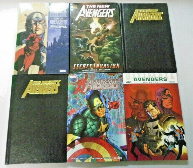 Avengers Hardcover lot 6 different books used (years vary)