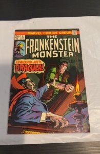 The Frankenstein Monster #8 (1974) Frank meet Dracula❤️❤️