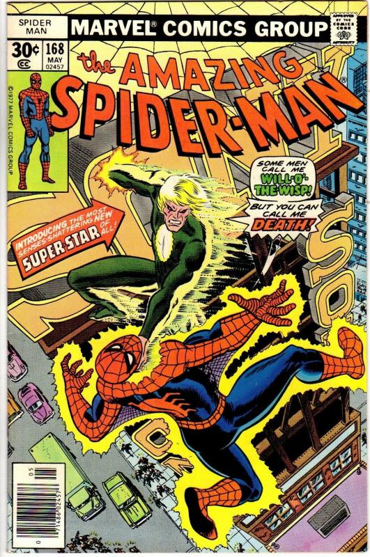 SPIDERMAN 168 VF-NM May 1977