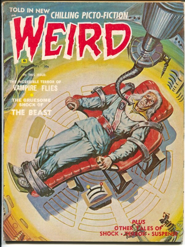 Weird Vol. 5 #4 1971-Eerie-Vampires-Hitler-mummy-horror-VG