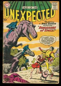 TALES OF THE UNEXPECTED #54 1960  SPACE RANGER DINOSAUR G