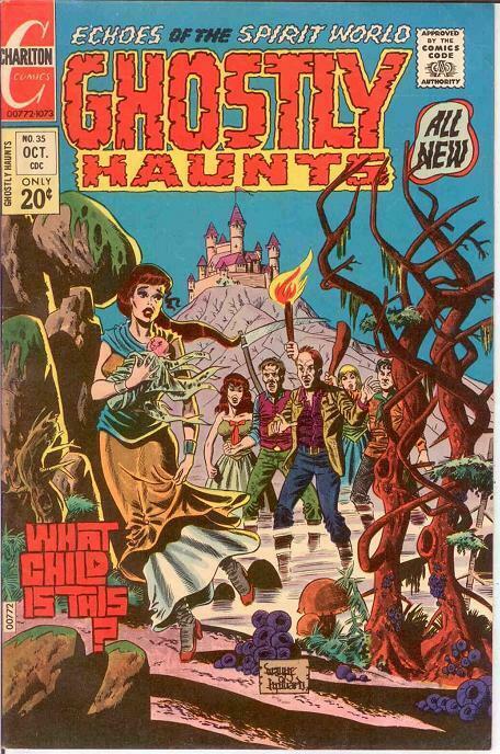 GHOSTLY HAUNTS (1971-1978) 35 VF Ditko cover Oct. 1973 COMICS BOOK