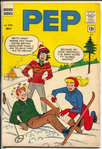 Pep #170 1964-Archie-skiing cover-Josie-Betty-Veronica-VG/FN