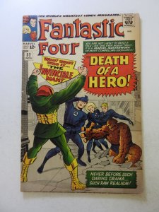 Fantastic Four #32 (1964) VG+ condition price written on back cover