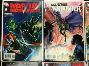 MARTIAN MANHUNTER #4, 8-12 6PC LOT (VF) DEATH ON MARS!! 2007-16
