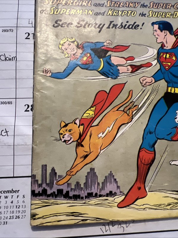 DC Action Comics #266  Silver Age 10 cent 1960 Supergirl Super-Cat, Super-Dog