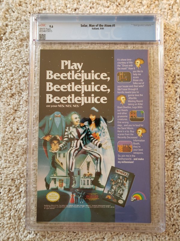 Solar, Man of the Atom 1 CGC 9.6 (1991)