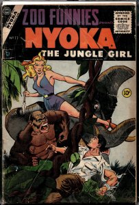 Zoo Funnies #11 (1955) Nyoka, the Jungle Girl