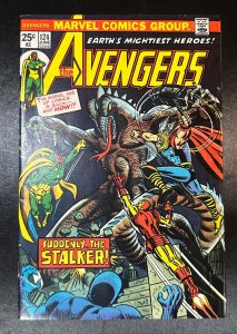 (1976) THE AVENGERS #124 SUDDENLY...THE STALKER!