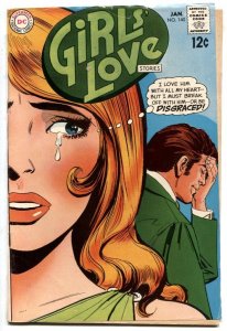 Girls' Love Stories #140 1969 -DC ROMANCE-  Disgraced G/VG