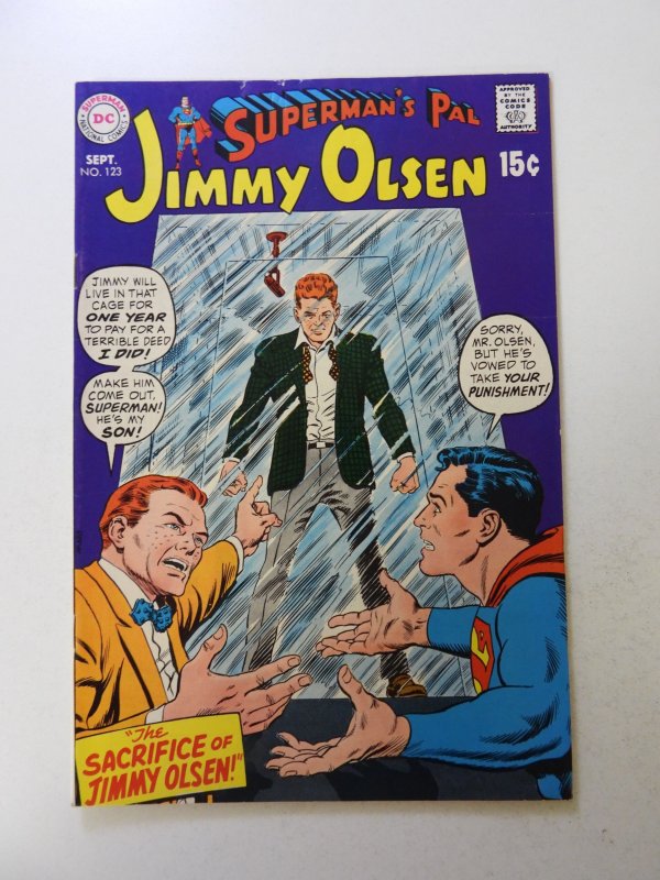 Superman's Pal, Jimmy Olsen #123 (1969) VF- condition