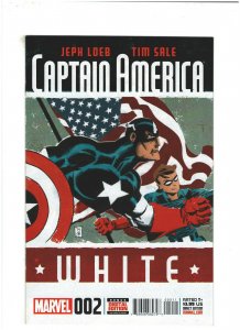 Captain America: White #2 NM- 9.2 Marvel Comics Jeph Loeb & Tim Sale 2015