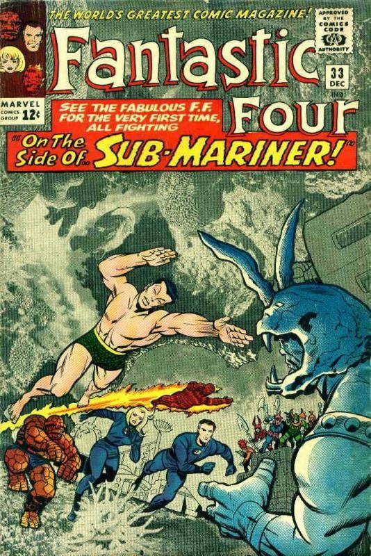Fantastic Four (Vol. 1) #33 VG; Marvel | low grade comic - save on shipping - de