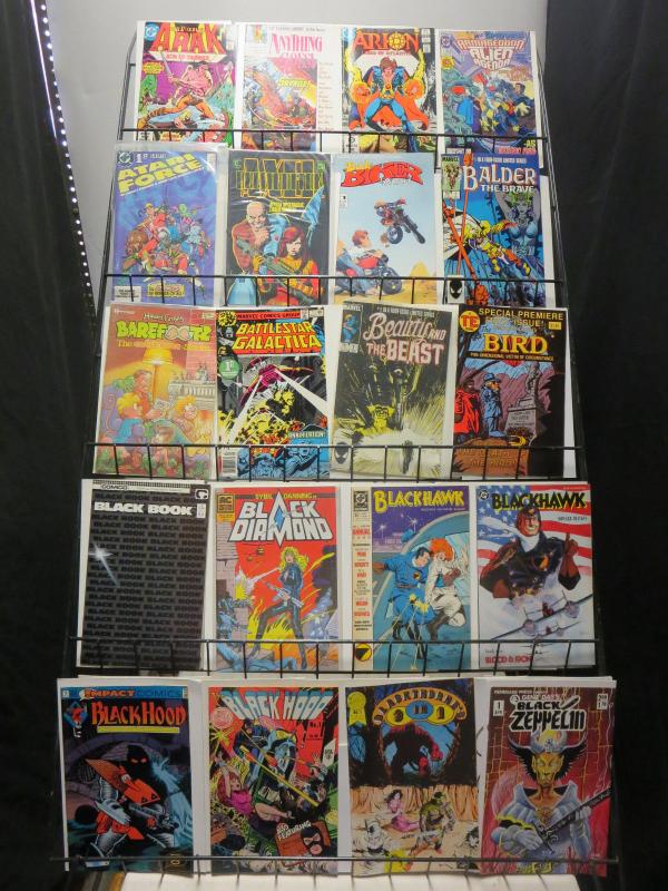 Copper Age Comic Book Library of Issue 1s! Lot of 100Diff Indies Fantasy SciFi!