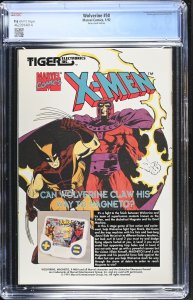 (1992) WOLVERINE #50 On-Going Series NEWSSTAND VARIANT COVER CGC 9.6