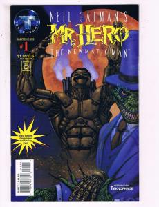 Mr Hero The Newmatic Man #1 VF Tekno Comix Comic Book Neil Gaiman 1995 DE18