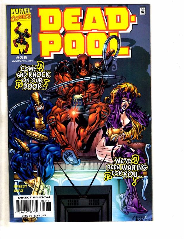 Deadpool # 39 NM Marvel Comic Book Cable X-Force X-Men Wolverine Domino GM10