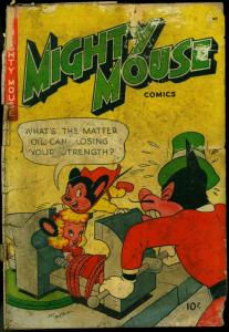 Mighty Mouse #17 1950- St John Golden Age- Torture cover Poor