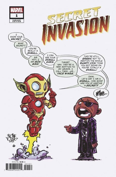 Secret Invasion #1 Skottie Young Variant Marvel Comics 2022