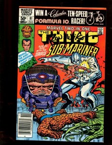 MARVEL TWO-IN-ONE THE THING #81 (9.2) RON WILSON SIGNATURE!