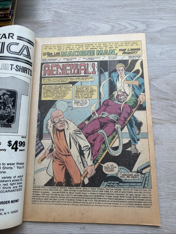 Machine Man #10  1979