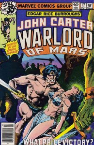 John Carter, Warlord of Mars #17 FN ; Marvel | Chris Claremont