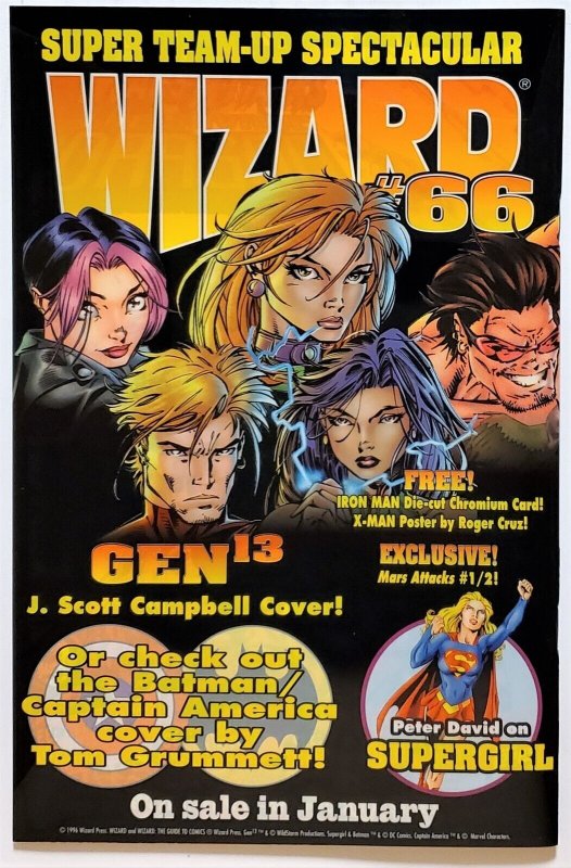 Mars Attacks Wizard Ace Ed (Aug 1995, Topps) NM   