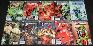 Modern DC BRIGHTEST DAY BLACKEST NIGHT 56pc Mid Grade Comic Lot VF w/ Variants