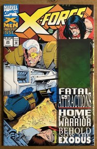 X-Force #25 Marvel Comics 1993 Cable Hologram Greg Capullo NM- 9.2