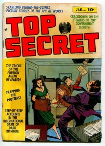 TOP SECRETS #1 1952-HILLMAN-VG 