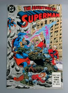 Adventures of Superman #466, VF 1st Hank Henshaw DC Comics, 1990 JR1