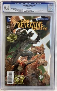 Detective Comics #27 - CGC 9.6 - DC - 2014 - Tony Daniel 1:25 variant cover art!